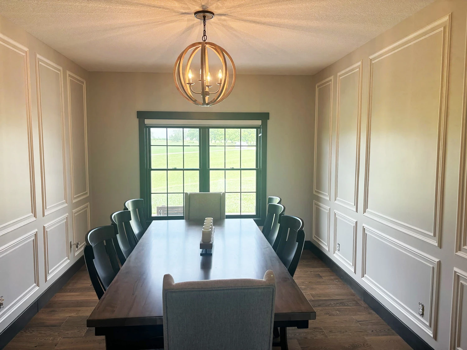 a dining room